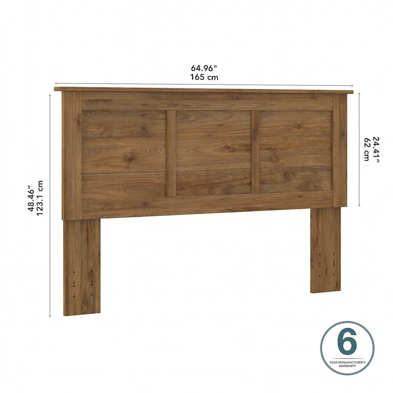 Laminierte Kopfstütze aus Holzwerkstoff, Doppel-/Queensize, höhenverstellbar, 165 cm B