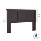 Laminierte Kopfstütze aus Holzwerkstoff, Doppel-/Queensize, höhenverstellbar, 165 cm B