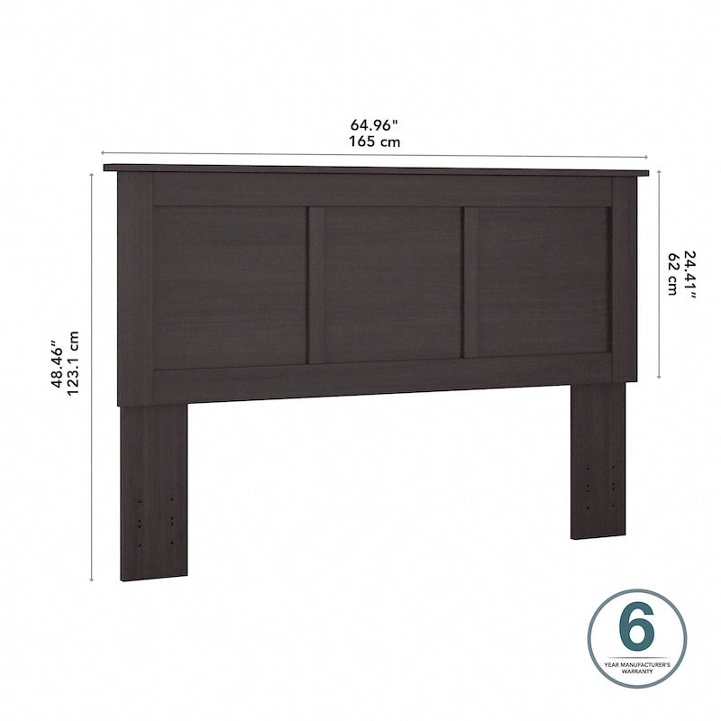 Laminierte Kopfstütze aus Holzwerkstoff, Doppel-/Queensize, höhenverstellbar, 165 cm B