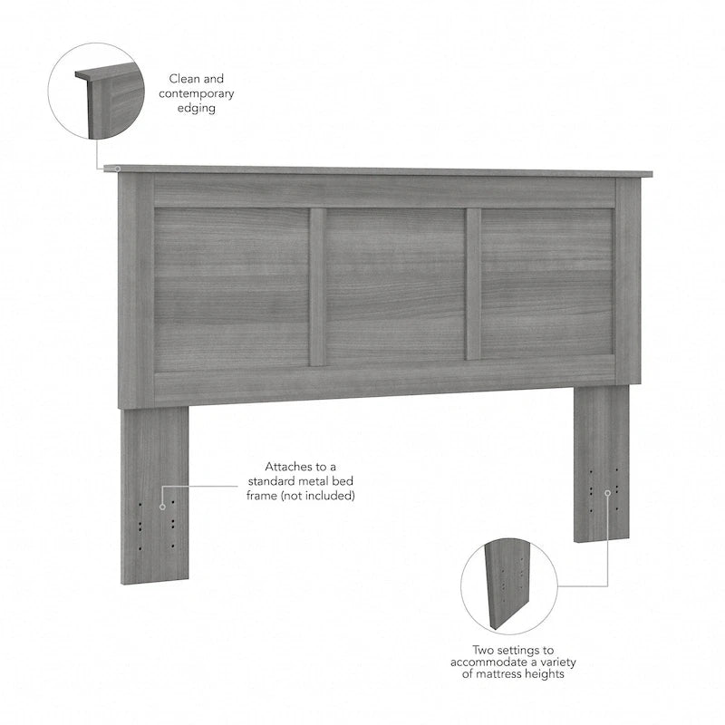 Laminierte Kopfstütze aus Holzwerkstoff, Doppel-/Queensize, höhenverstellbar, 165 cm B