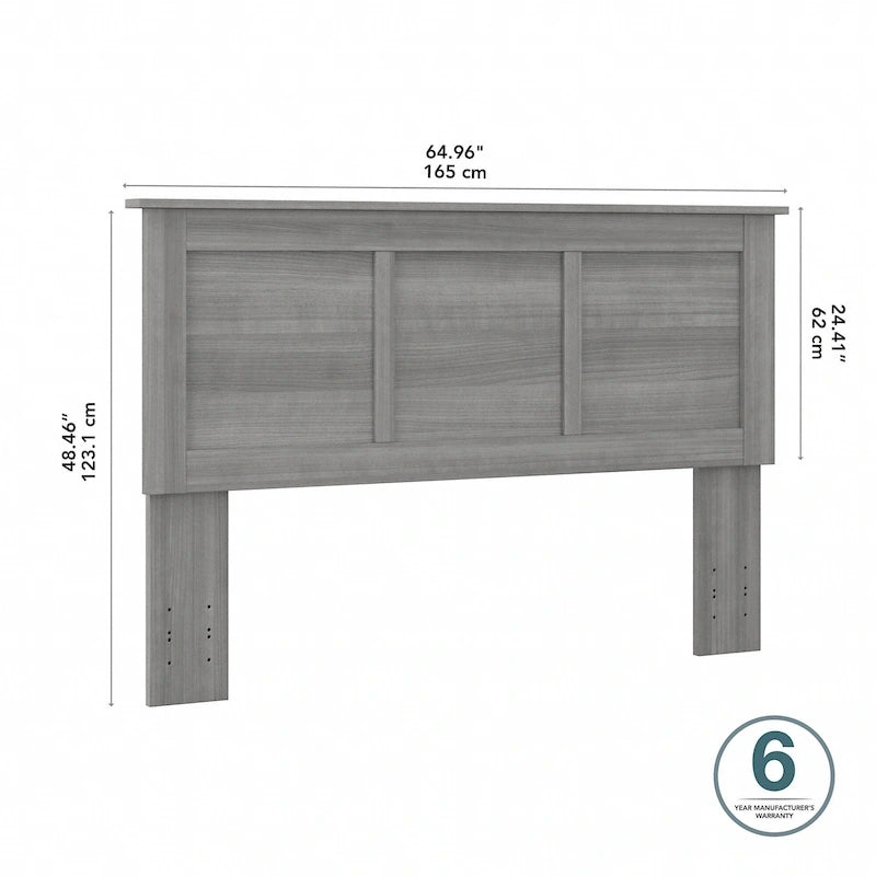 Laminierte Kopfstütze aus Holzwerkstoff, Doppel-/Queensize, höhenverstellbar, 165 cm B