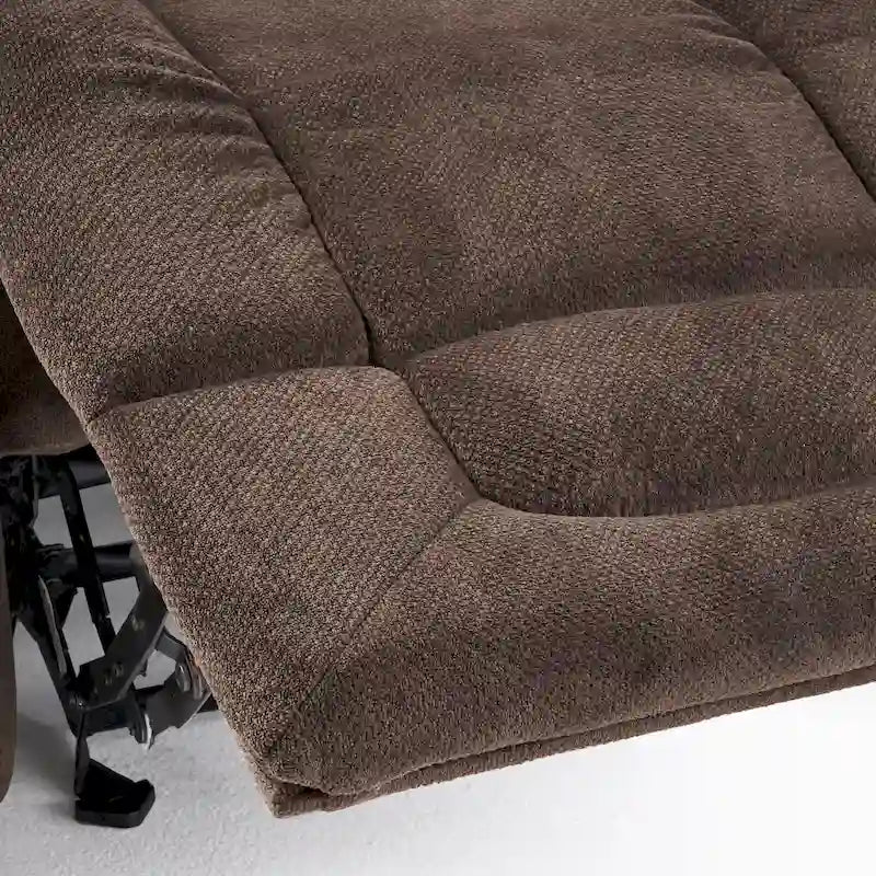 Manueller Relaxsessel aus Stoff mit zwei Getränkehaltern 42,5"L x 37"B x 41"H