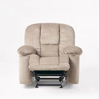 Manueller Relaxsessel aus Stoff mit zwei Getränkehaltern 42,5"L x 37"B x 41"H