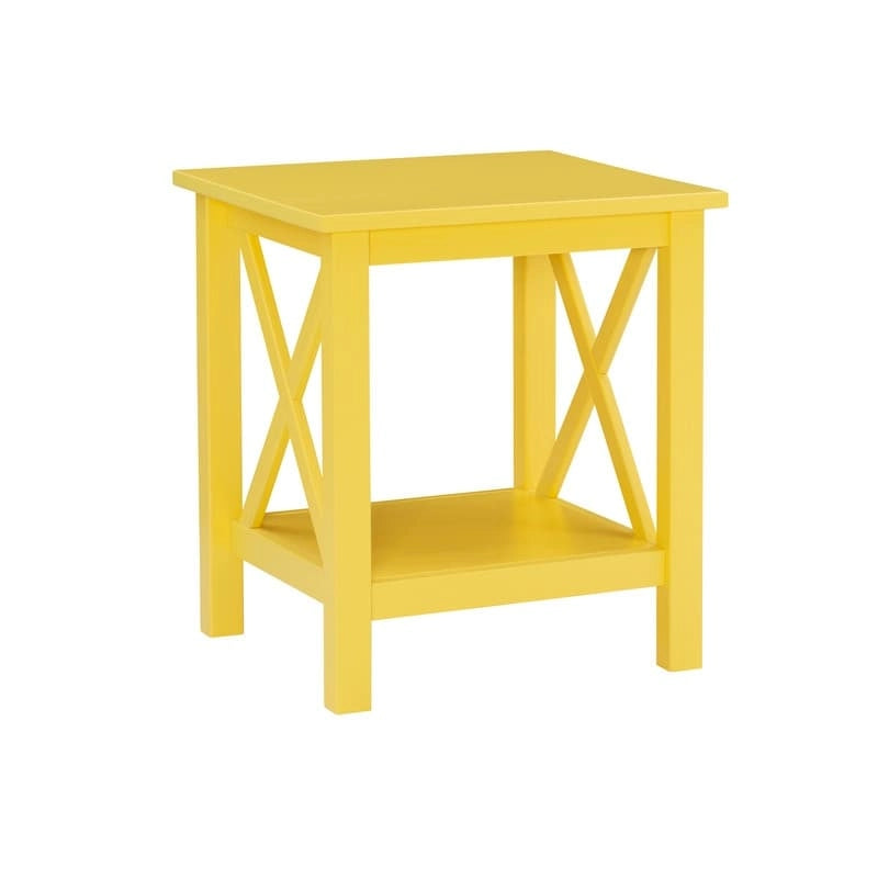 Beistelltisch aus Kiefernholz 50,8 x 43,2 x 55,9 cm