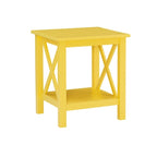 Beistelltisch aus Kiefernholz 50,8 x 43,2 x 55,9 cm