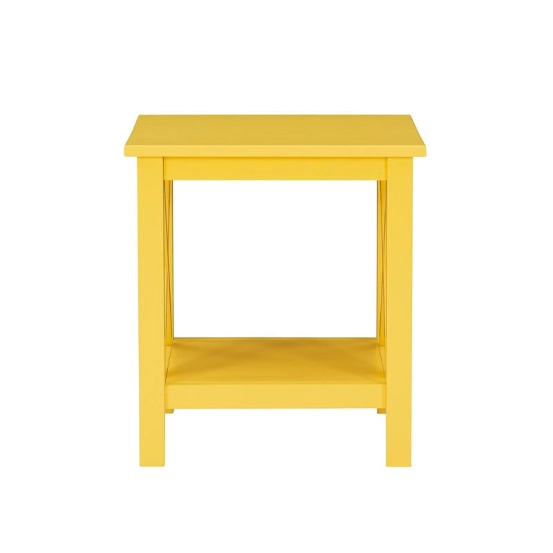 Beistelltisch aus Kiefernholz 50,8 x 43,2 x 55,9 cm