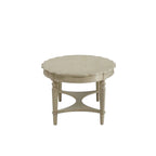 Massivholz Oval Couchtisch mit offener Ablage und gedrechselten Beinen 127 cm B x 71 cm T x 48 cm H