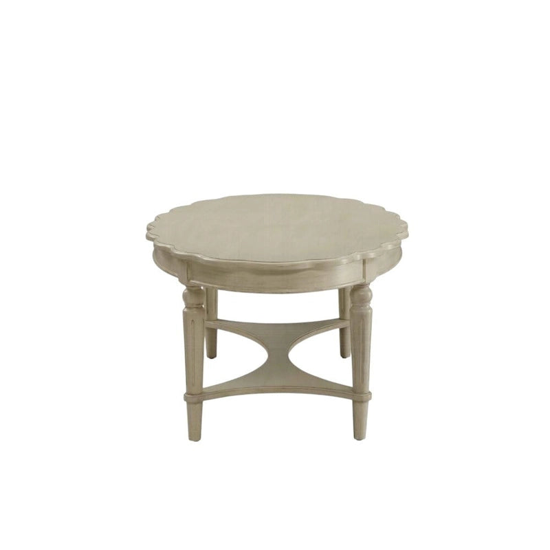 Massivholz Oval Couchtisch mit offener Ablage und gedrechselten Beinen 127 cm B x 71 cm T x 48 cm H