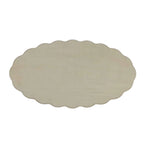 Massivholz Oval Couchtisch mit offener Ablage und gedrechselten Beinen 127 cm B x 71 cm T x 48 cm H