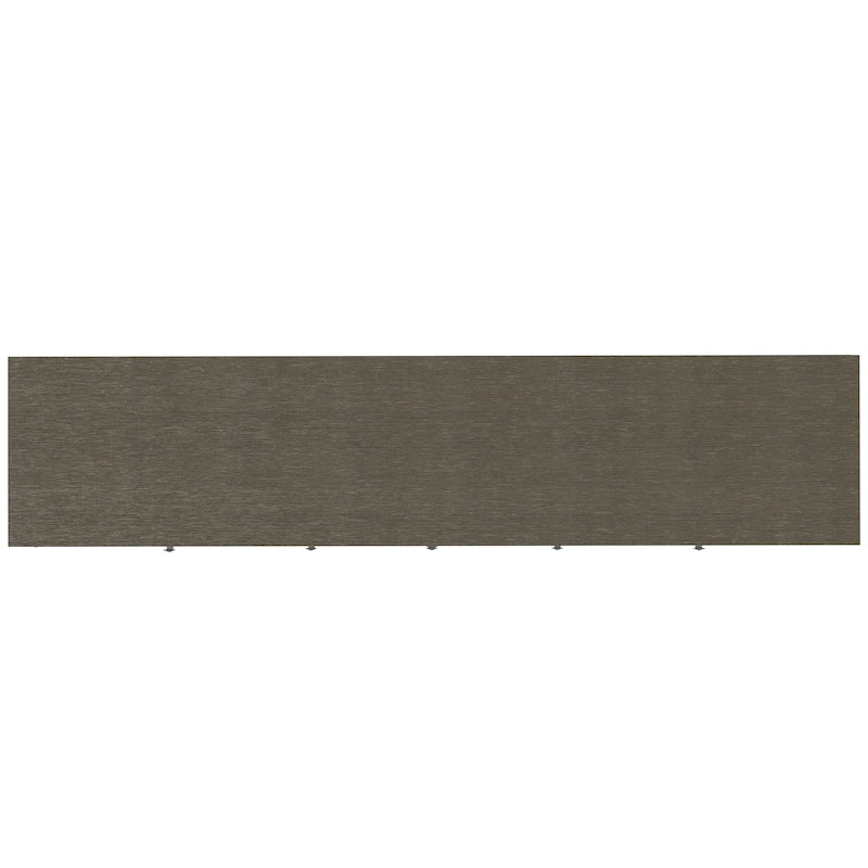 TV-Möbel aus Massivholz mit Türen aus gehärtetem Glas, 183 cm B x 44,5 cm T x 66 cm H