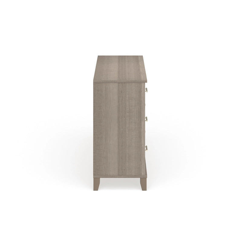 Kommode, MDF & Laminat, 6 Schubladen mit kugelgelagerten Auszügen, 150,6 cm B x 41,9 cm T x 85,9 cm H