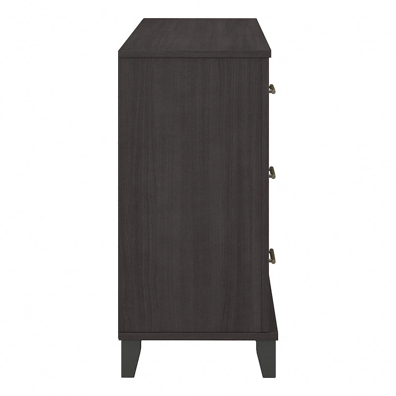 Kommode, MDF & Laminat, 6 Schubladen mit kugelgelagerten Auszügen, 150,6 cm B x 41,9 cm T x 85,9 cm H
