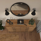 Kommode, MDF & Laminat, 6 Schubladen mit kugelgelagerten Auszügen, 150,6 cm B x 41,9 cm T x 85,9 cm H
