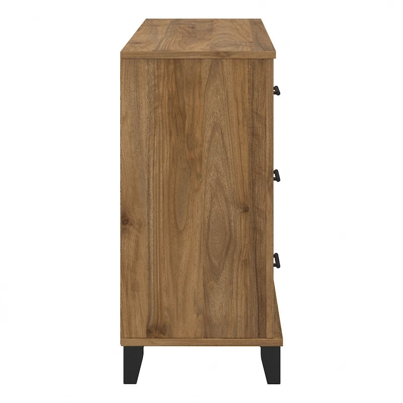 Kommode, MDF & Laminat, 6 Schubladen mit kugelgelagerten Auszügen, 150,6 cm B x 41,9 cm T x 85,9 cm H