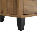 Kommode, MDF & Laminat, 6 Schubladen mit kugelgelagerten Auszügen, 150,6 cm B x 41,9 cm T x 85,9 cm H