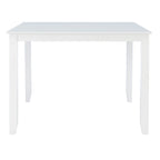 Akazie Echtholzfurnier Quadratischer Esstisch in Thekenhöhe 122 cm B x 122 cm T x 91 cm H