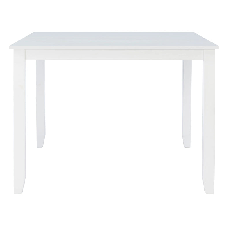 Akazie Echtholzfurnier Quadratischer Esstisch in Thekenhöhe 122 cm B x 122 cm T x 91 cm H