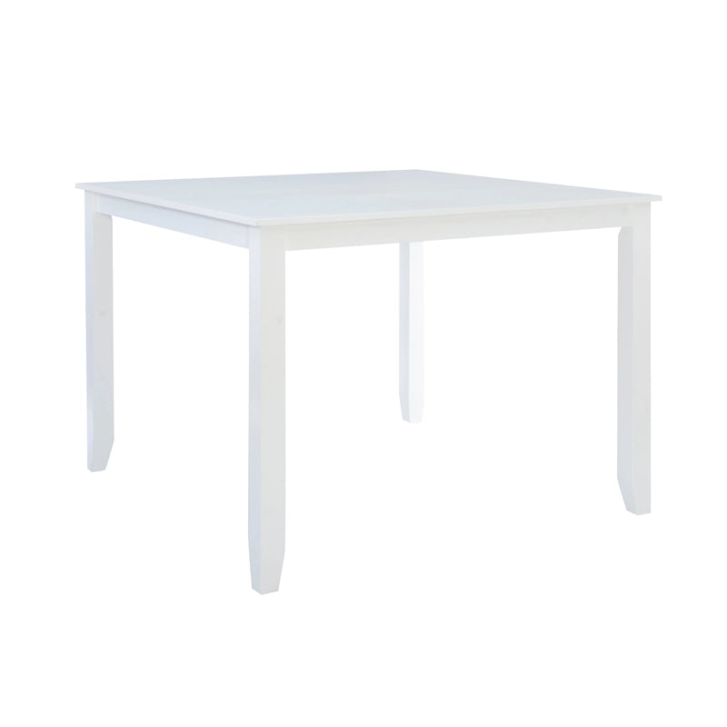 Akazie Echtholzfurnier Quadratischer Esstisch in Thekenhöhe 122 cm B x 122 cm T x 91 cm H