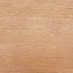 Runder Couchtisch aus Kautschukholzfurnier mit fester Ablage, 91,4 cm Durchmesser x 45,7 cm H