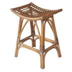 Rattan-Barhocker mit Sattelsitz, 61 cm Sitzhöhe