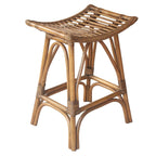 Rattan-Barhocker mit Sattelsitz, 61 cm Sitzhöhe