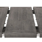 Esstisch aus Massiv- und Echtholz, ausziehbar, rechteckig, 173-218 cm L x 102 cm B x 76 cm H