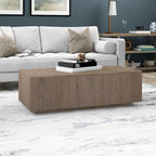 MDF- & PVC-rechteckiger Couchtisch, 120,65 cm B