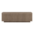 MDF- & PVC-rechteckiger Couchtisch, 120,65 cm B