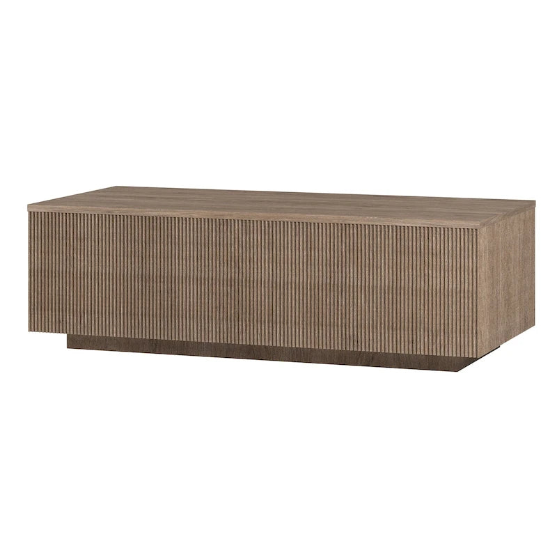 MDF- & PVC-rechteckiger Couchtisch, 120,65 cm B