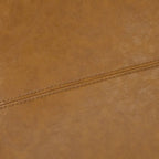 Ottomane aus Kunstleder und Massivholz, rechteckig, 127,8 cm B x 44,5 cm T x 45,7 cm H