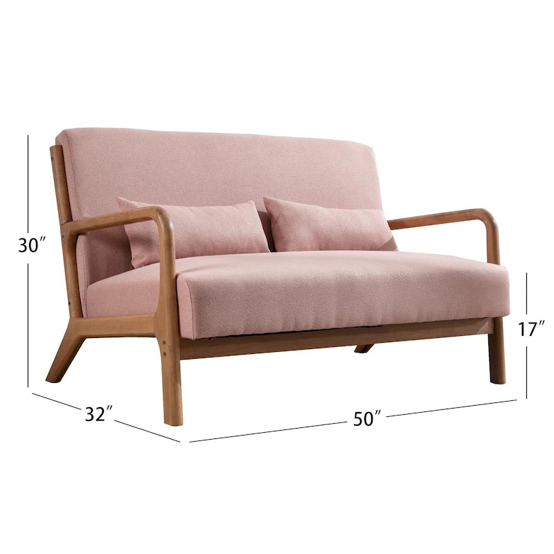 Akzentstuhl aus Massivholz und Korbgeflecht mit Lendenkissen 81 cm (T) x 66 cm (B) x 74 cm (H)