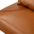 Akzentstuhl aus Massivholz und Korbgeflecht mit Lendenkissen 81 cm (T) x 66 cm (B) x 74 cm (H)