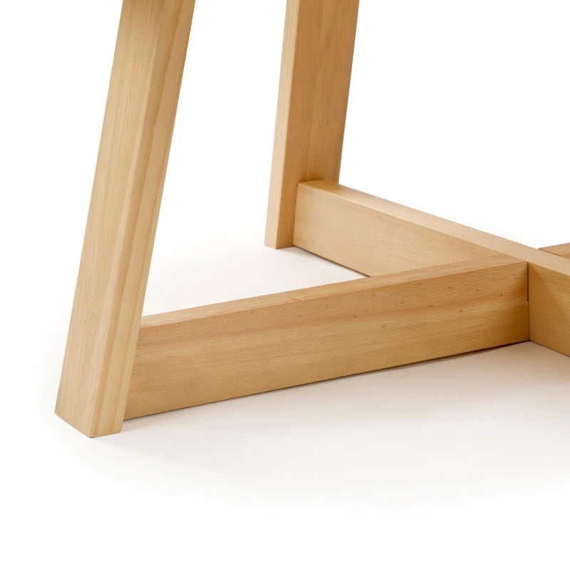 Runder Couchtisch aus massivem Kiefernholz 76,2 cm x 76,2 cm x 45,085 cm