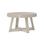 Runder Couchtisch aus massivem Kiefernholz 76,2 cm x 76,2 cm x 45,085 cm