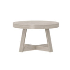 Runder Couchtisch aus massivem Kiefernholz 76,2 cm x 76,2 cm x 45,085 cm