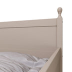 Tagesbett aus massivem Kautschukholz mit ausziehbarem Rollbett 42" B x 81" L x 43" H