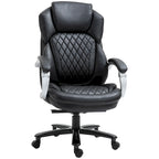 Ergonomischer Bürostuhl aus Mesh und Kunstleder mit Wippfunktion und Höhenverstellung, 158 kg Tragkraft