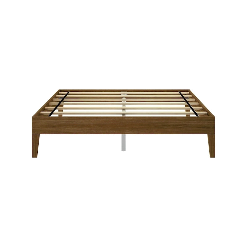Bettgestell aus massivem Kiefernholz, Queen-Size, 209,5 cm L x 158 cm B x 35,5 cm H