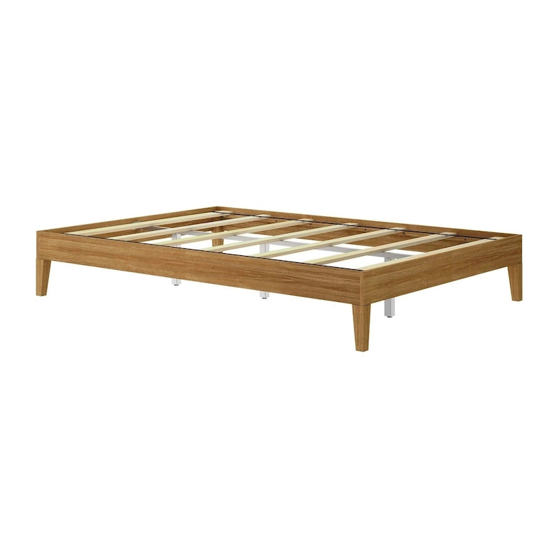 Bettgestell aus massivem Kiefernholz, Queen-Size, 209,5 cm L x 158 cm B x 35,5 cm H