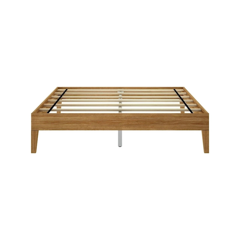 Bettgestell aus massivem Kiefernholz, Queen-Size, 209,5 cm L x 158 cm B x 35,5 cm H