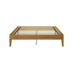 Bettgestell aus massivem Kiefernholz, Queen-Size, 209,5 cm L x 158 cm B x 35,5 cm H