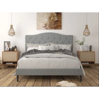 Mason Tufted Upholstered Platform Bed