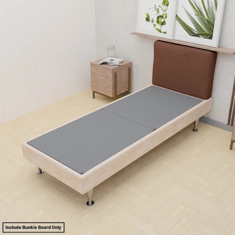 Stoff-Bettkastenauflage zur Matratzenunterstützung – geteiltes Design, 3,8 cm Profil
