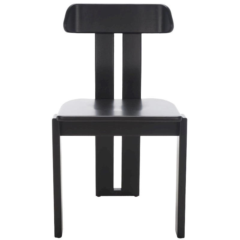 Esstischstuhl aus Massivholz im Mid-Century-Stil 48 cm B x 48 cm T x 81 cm H