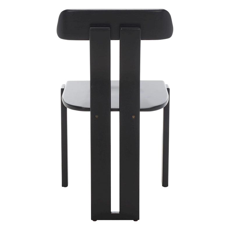 Esstischstuhl aus Massivholz im Mid-Century-Stil 48 cm B x 48 cm T x 81 cm H