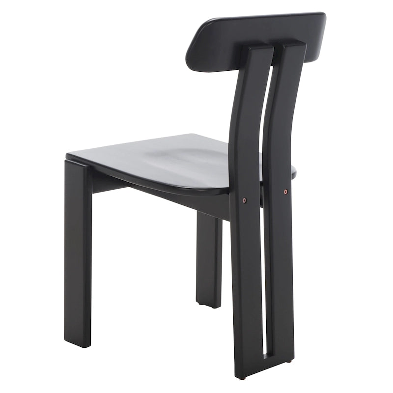 Esstischstuhl aus Massivholz im Mid-Century-Stil 48 cm B x 48 cm T x 81 cm H