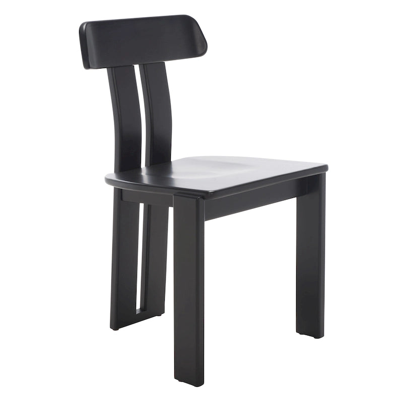 Esstischstuhl aus Massivholz im Mid-Century-Stil 48 cm B x 48 cm T x 81 cm H