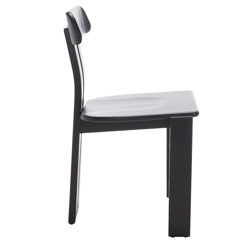 Esstischstuhl aus Massivholz im Mid-Century-Stil 48 cm B x 48 cm T x 81 cm H