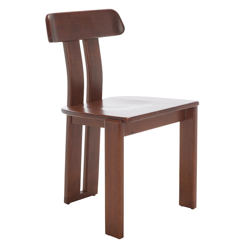 Esstischstuhl aus Massivholz im Mid-Century-Stil 48 cm B x 48 cm T x 81 cm H