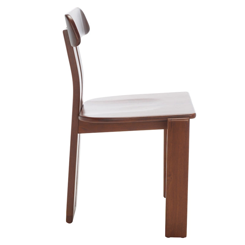 Esstischstuhl aus Massivholz im Mid-Century-Stil 48 cm B x 48 cm T x 81 cm H